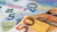 Euro banknotes