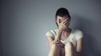 Stressed woman