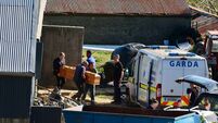 Watch: Hearse departs Michael Gaine’s farm