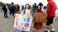 Watch: Mussel Farm protest in Kinsale Harbour