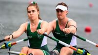 Katie O’Brien and Tiarnan O’Donnell on their way to finishing fourth 30/8/2024