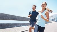 Out running on a beautiful day