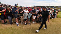 Shane Lowry walks to the 18th 20/7/2025