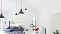 New design open floor apartment