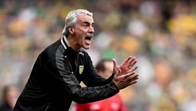 <p>Donegal manager Jim McGuinness during the GAA Football All-Ireland Senior Championship final. Pic: Seb Daly/Sportsfile.</p>