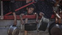 Food distributed to Palestinians battling hunger in Gaza