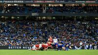 Conor Murray prepares to feed a scrum 12/10/2024