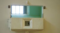 Peep Hole in the door to a Prison Cell