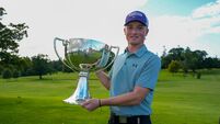 Fionn Dobbin with the trophy 4/8/2025