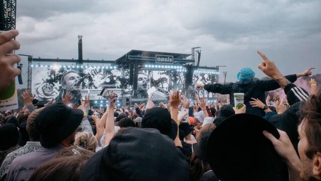 <p>Global shot of the crowd attending Oasis in Heaton Park Manchester on Sunday July 20th. Photo by ANTOINE JAUSSAUD/Hans Lucas/AFP via Getty Images) </p>